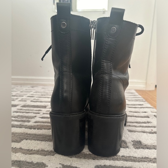 Marc Fisher Platform Combat Boots - Picture 2 of 6